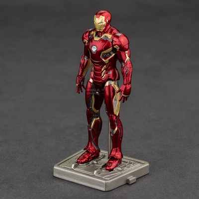 Gambar Top Gear Zd Infinite Action Figure X Iron Man Mk45 10 Cm - Merah