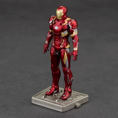 Gambar Top Gear Zd Infinite Action Figure X Iron Man Mk46 10 Cm - Merah