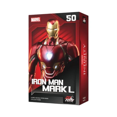 Gambar Top Gear Zd Infinite Action Figure X Iron Man Mk50 10 Cm - Merah