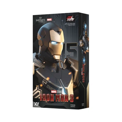 Gambar Top Gear Zd Infinity Saga Action Figure Xv Iron Man 3 Mk15 18 Cm - Abu-abu Tua