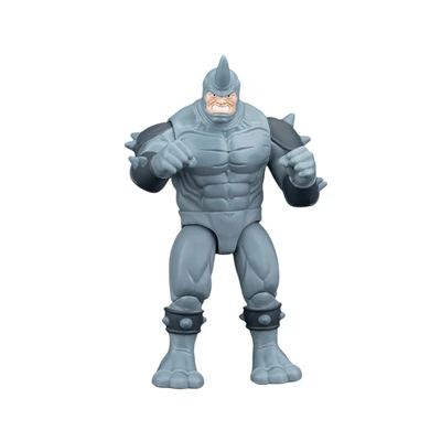 Gambar Top Gear Zd Infinite Action Figure S Spiderverse Rhino 10 Cm - Biru/abu-abu