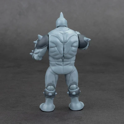 Gambar Top Gear Zd Infinite Action Figure S Spiderverse Rhino 10 Cm - Biru/abu-abu