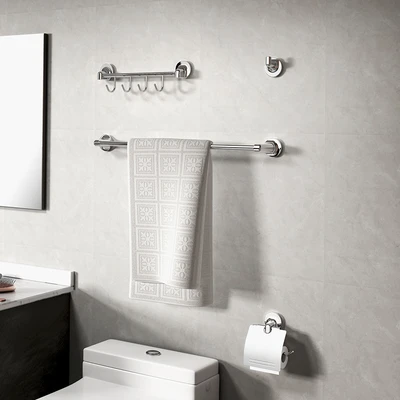 Gambar Fosa Set Gantungan Kamar Mandi - Silver
