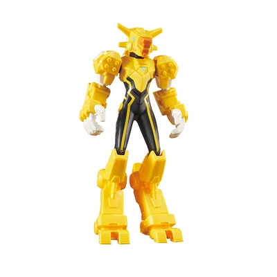 Gambar Alpha Group Quantum Heroes Dinoster Action Figure Delby 15 Cm - Kuning