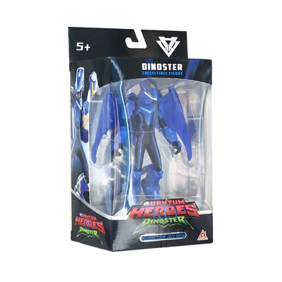 Gambar Alpha Group Quantum Heroes Dinoster Action Figure Jay Min 15 Cm - Biru