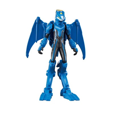 Gambar Alpha Group Quantum Heroes Dinoster Action Figure Jay Min 15 Cm - Biru