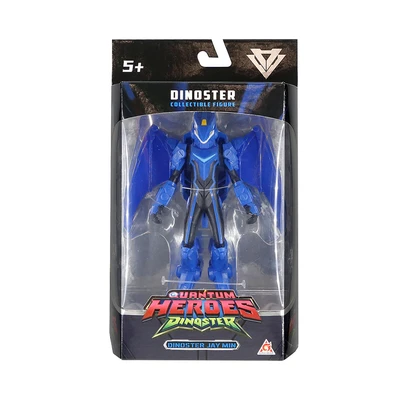 Gambar Alpha Group Quantum Heroes Dinoster Action Figure Jay Min 15 Cm - Biru