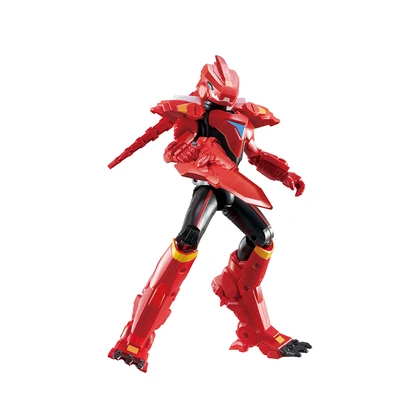 Gambar Alpha Group Quantum Heroes Dinoster Armored Action Figure Lucio 19.5 Cm - Merah