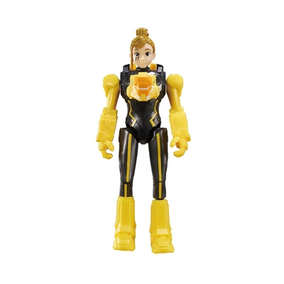 Gambar Alpha Group Quantum Heroes Dinoster Armored Action Figure Delby 19.5 Cm - Kuning