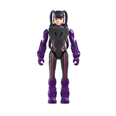 Gambar Alpha Group Quantum Heroes Dinoster Armored Action Figure Trina 19.5 Cm - Ungu