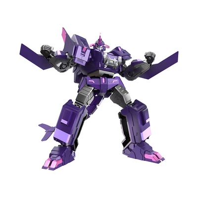 Gambar Alpha Group Quantum Heroes Dinoster Action Robot Mosa Storm 12.7 Cm - Ungu