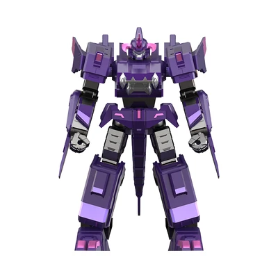 Gambar Alpha Group Quantum Heroes Dinoster Action Robot Mosa Storm 12.7 Cm - Ungu