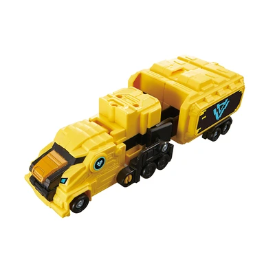 Gambar Alpha Group Quantum Heroes Dinoster Robot Simple Fusion Raptor Tron - Merah/kuning