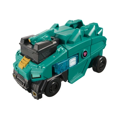 Gambar Alpha Group Quantum Heroes Dinoster Robot Simple Stego Blast Wing - Biru/hijau