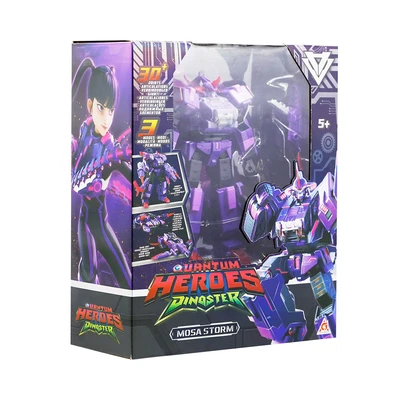 Gambar Alpha Group Quantum Heroes Dinoster Robot Transform Mosa Storm - Ungu