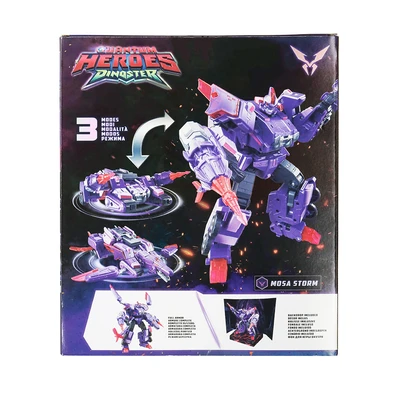 Gambar Alpha Group Quantum Heroes Dinoster Robot Transform Mosa Storm - Ungu