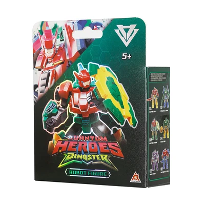 Gambar Alpha Group Quantum Heroes Dinoster Action Figure Raptor Chyron 10 Cm - Mix