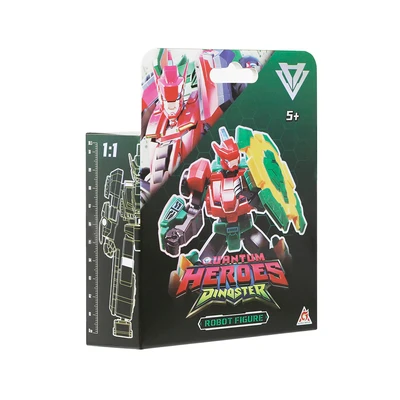 Gambar Alpha Group Quantum Heroes Dinoster Action Figure Raptor Chyron 10 Cm - Mix