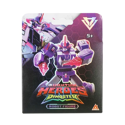 Gambar Alpha Group Quantum Heroes Dinoster Robot Figure Mosa Storm 10 Cm -  Ungu