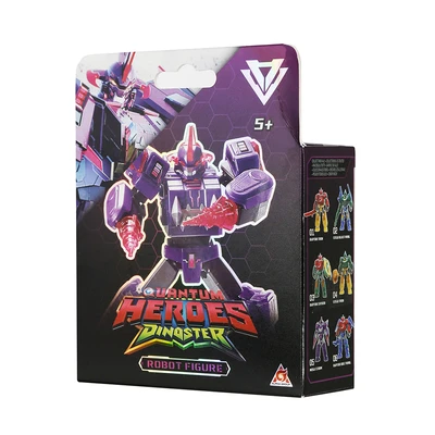 Gambar Alpha Group Quantum Heroes Dinoster Robot Figure Mosa Storm 10 Cm -  Ungu