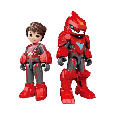 Gambar Alpha Group Dinoster Mini Figure Lucio - Merah