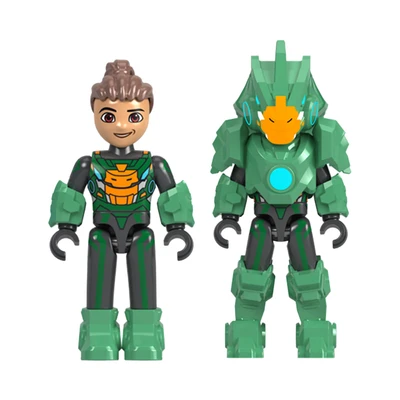 Gambar Alpha Group Dinoster Mini Figure Oz - Hijau