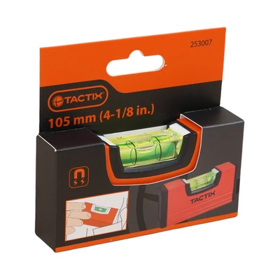 Gambar Tactix 10 cm Waterpass Handy Level - Oranye