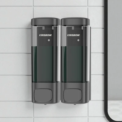 Gambar Krisbow 300 Ml Dispenser Sabun Cair Manual Double Cd-2063C