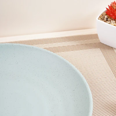 Gambar Delicia Deli Piring Makan Melamine Round 23 cm - Hijau Sage