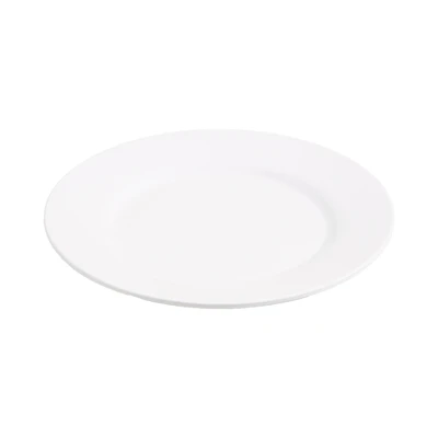 Gambar Delicia Deli Piring Makan Melamine Round 25.4 cm - Putih