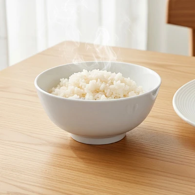 Gambar Delicia Mangkuk Nasi 11.4 cm  - Putih Ivory