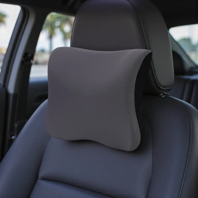 Gambar Otto Klasse Bantal Leher Kursi Mobil - Abu-Abu/Hitam