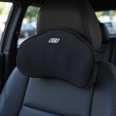 Gambar Skechers Bantal Leher Kursi Mobil Premium - Hitam