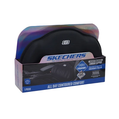 Gambar Skechers Bantal Punggung Kursi Mobil Premium - Hitam