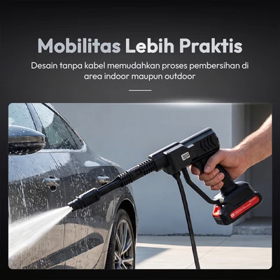 Gambar APA Jet Pressure Cleaner Cordless - Hitam