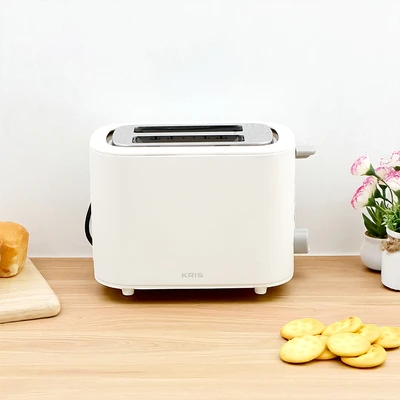 Gambar Kris Toaster 2 Slice Metal 870 watt - Putih
