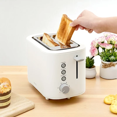 Gambar Kris Toaster 2 Slice Metal 870 watt - Putih