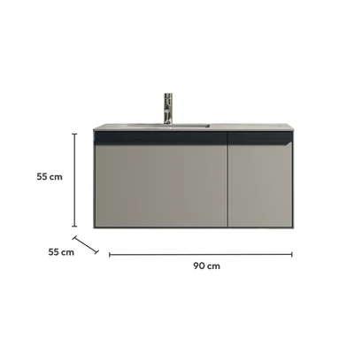 Gambar Informa Eloise Kabinet Kamar Mandi - Abu-Abu