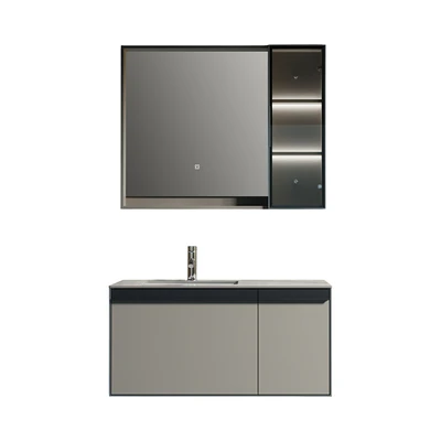 Gambar Informa Eloise Set Kabinet Kamar Mandi - Abu-Abu