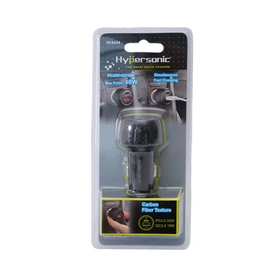 Gambar Hypersonic Charger Mobil Smart Quick - Hitam