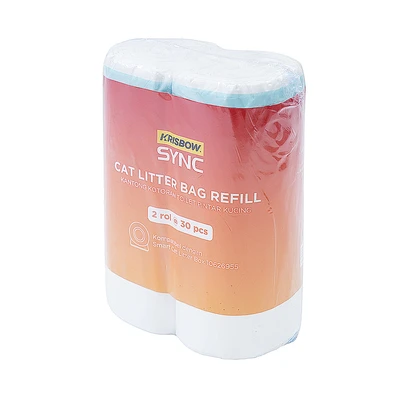 Gambar Krisbow Sync Kantong Kotoran Smart Cat Litter Box Transparan