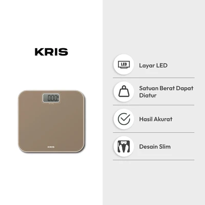 Gambar Kris Timbangan Badan Kinetic Energy - Cokelat