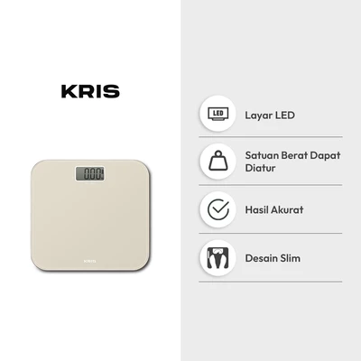 Gambar Kris Timbangan Badan Kinetic Energy - Krem