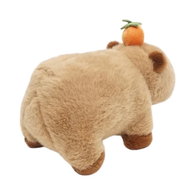 Gambar Pretty Missy Boneka Plush Capybara Standing 20 Cm - Cokelat