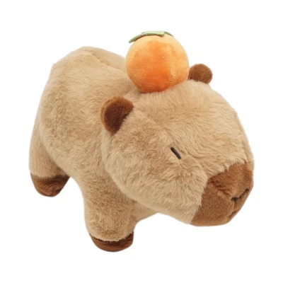 Gambar Pretty Missy Boneka Plush Capybara Standing 31 Cm - Cokelat