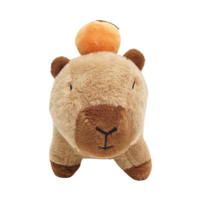 Gambar Pretty Missy Boneka Plush Capybara Standing 31 Cm - Cokelat