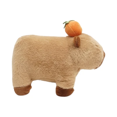 Gambar Pretty Missy Boneka Plush Capybara Standing 31 Cm - Cokelat