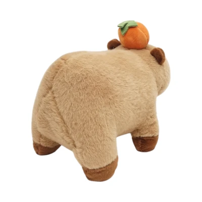 Gambar Pretty Missy Boneka Plush Capybara Standing 31 Cm - Cokelat