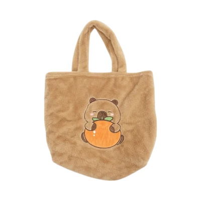 Gambar Pretty Missy Tote Bag Capybara Large - Cokelat