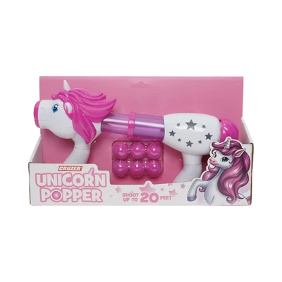 Gambar Cruzer Set Popper Unicorn & 10 Pcs Bola - Pink/putih